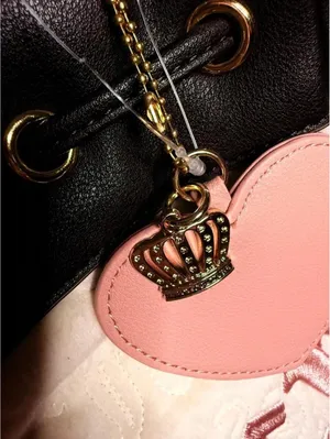 Juicy Couture Daydreamer Tote Angel Pink Brown Y2K Shoulder Bag NWT thumbnail 6