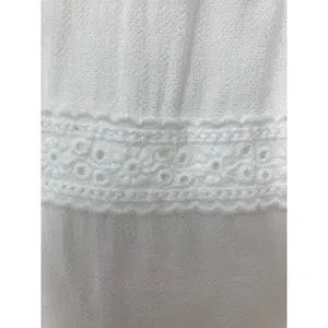 Bobeau White Lace Flowy Cottagecore Festival Western Country Maxi Skirt Large thumbnail 4