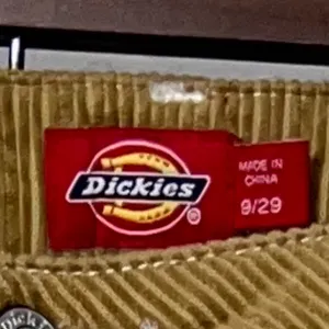 Vintage Dickies Ginger brown‎ Corduroy Carpenter Pants Women's Sz 9/29 thumbnail 3