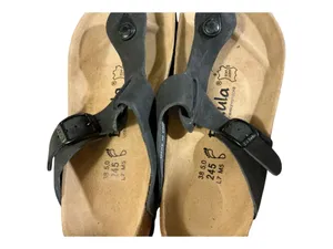 Betula by Birkenstock Black Classic Thong Sandal Women's Size 8 / 38 NWOT thumbnail 5