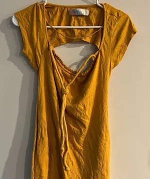 Free People Vivi‎ Mini Golden YellowSize: XS thumbnail 1