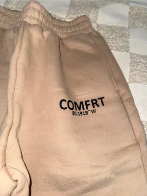 New COMFRT Cozy Fleece Sweatpants - Taupe/ Sand XS thumbnail 2