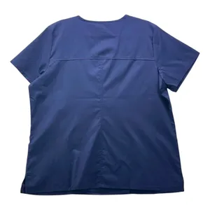 Authentic Cherokee Workwear Mens Scrub Top Navy‎ XL thumbnail 2