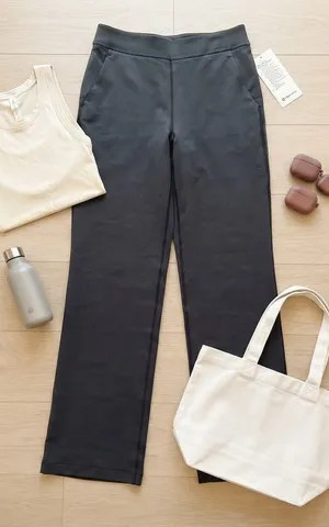 Lululemon Softstreme HR Straight Leg Pant Regular Black Size M LW5GQNS thumbnail 1