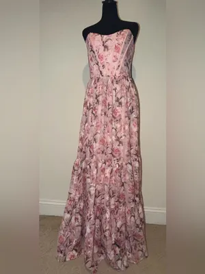 NWOT Lulus special moment pink flora dress thumbnail 3