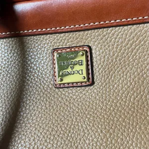 Dooney & Bourke Tan Pebbled Leather Satchel thumbnail 6