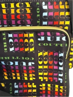 Juicy Couture Y2K Black Rainbow Logo Slim Crossbody Bag thumbnail 6