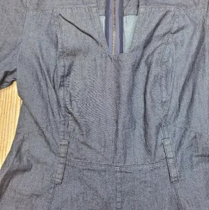 FREE People Denim Long Sleeve Dress Defect‎ thumbnail 7