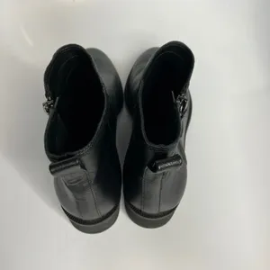 Copper Key black leather ankle boots women's size 7.5‎ professional business thumbnail 5