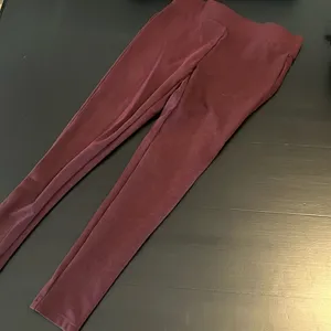 Loft‎ Womens Burgundy High Waisted Knit Leggings Maroon Size S thumbnail 1