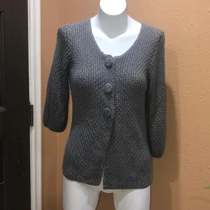 Sweater works cardigan Gray thumbnail 2