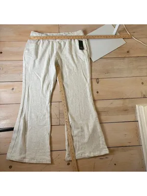 Wild Fable NWT Women's Light Gray High Rise Sweat Pants Size XL thumbnail 8