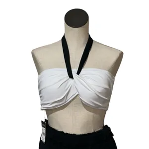 NWT Lauren Ralph Lauren BEL AIR Halter Bandeau Bikini Top thumbnail 7