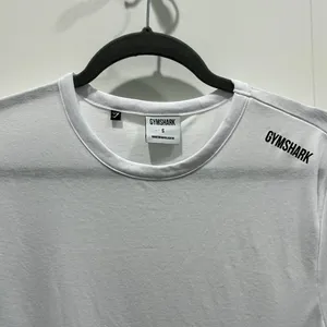 Gymshark White Essential Asymmetrical Side-tie tee Sz S thumbnail 2