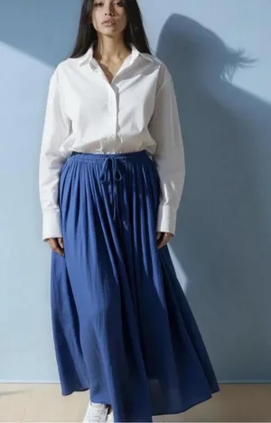 Women's Blue and Navy Skirt thumbnail 1