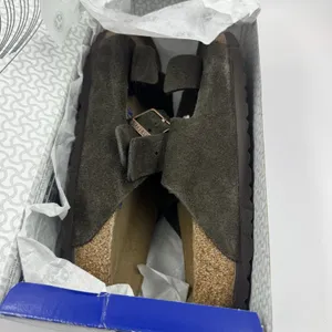 Birkenstock Arizona Mocca Brown Soft Footbed Suede Leather Women Sandals Size 10 thumbnail 10