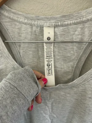 Lululemon Gray Love Tank thumbnail 2