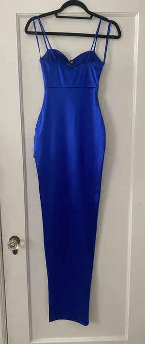 Windsor Royal Blue Maxi Dress thumbnail 4