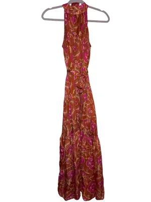 Cleobella Luella Floral Halter Maxi Dress XS thumbnail 4