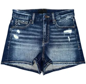 Buckle Black NWOT Fit No. 75 Stretch Jean Shorts 25 High Rise Distressed BBW1655 thumbnail 1
