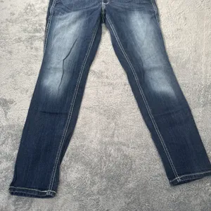 Ariat Real Denim Jeans Women 33R Blue Mid Rise Skinny Ella Stretch Denim Cowgirl thumbnail 3