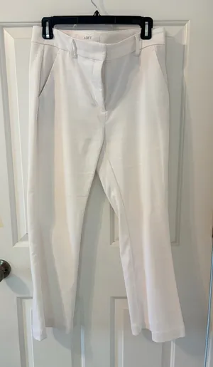 Loft trousers white  thumbnail 1