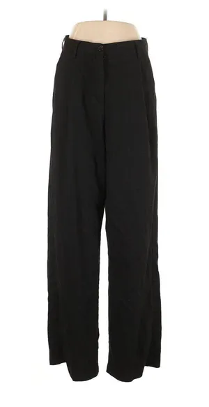 Aeropostale wide leg black work trouser thumbnail 1