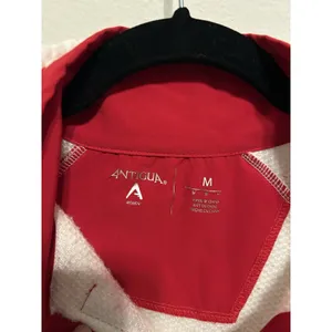 Antigua Women’s M Georgia Bulldogs Sherpa Half Zip Pullover Jacket White/Red thumbnail 6