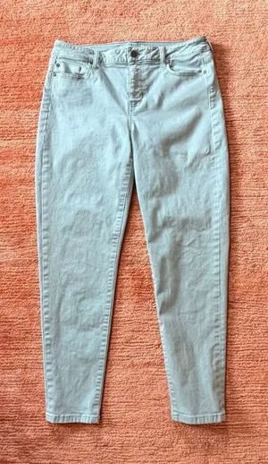 Liverpool Remy Ankle Skinny Jeans US 10 Slate Blue Stretch NWOT thumbnail 1