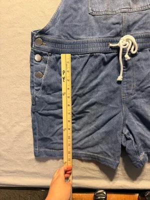 Lane Bryant Overalls Relaxed Short Denim thumbnail 3