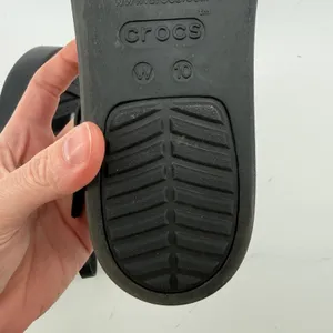 Crocs Brooklyn Strappy Low Wedge Sandal Black Women 10 Comfort Platform Y2K thumbnail 10