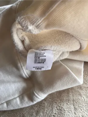BRANDY MELVILLE White Quarter-zip Pullover Sweatshirt College Fall One Size EUC thumbnail 5
