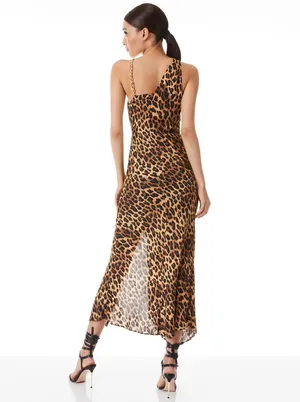 Revolve Alice + Olivia Harmony Chain Strap Drapey Slip Maxi Dress thumbnail 2
