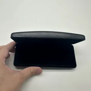 Ralph Lauren Glasses Case Black Leather Hard Clamshell Eyeglasses Case thumbnail 9