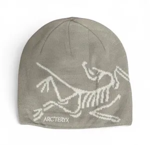 gray and white arcteryx bird head toque beanie thumbnail 1