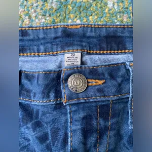 True Religion blue tie dye pattern skinny jeans with flap pockets, size 30 thumbnail 3