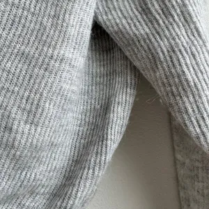 Quince Baby Alpaca Wool Quarter Zip Sweater Light Gray Quiet Luxury Preppy Large thumbnail 4