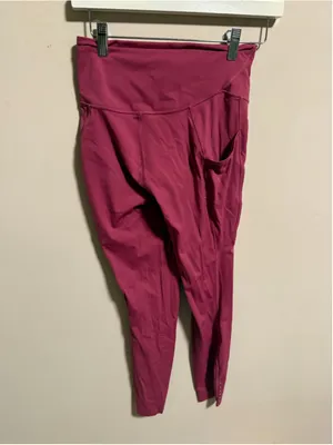 Lululemon Fast and Free High-Rise Tight 25" *Pockets Washed Mauve- Size 6 RARE thumbnail 2