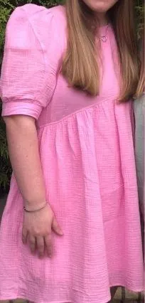 Impressions Boutique Puff Sleeve Dress thumbnail 1