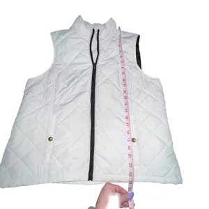 Lauren Ralph Lauren‎ Vest Womens Size XL White Quilted Zip Puffer Sleeveless thumbnail 5