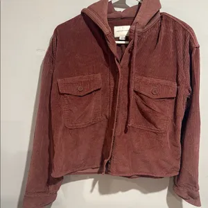 American Eagle Outfitters Corduroy Jacket in Rust thumbnail 1