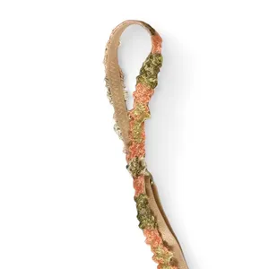 Aerie Sheer Floral Embroidered Bralette in Beige, Coral & Olive Sz M thumbnail 5