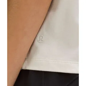 Lululemon Relaxed-Fit Cotton Jersey T-Shirt Bone (First Release) Women's XL READ thumbnail 9