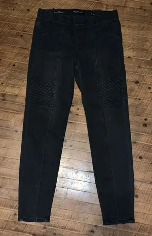 Liverpool black classic minimalist stretchy 8/29 jeggings thumbnail 1