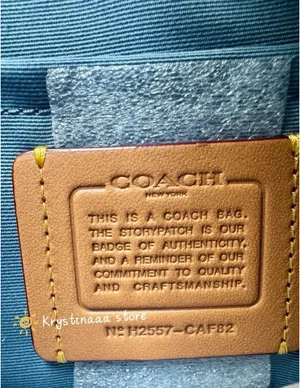 Coach Teri Bag In Signature Denim Blue thumbnail 4