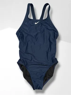 Nike Women’s Navy Blue Performance One-Piece Swimsuit - Size 32/6 thumbnail 2