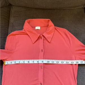 Wilfred Orange Button-Down Shirt thumbnail 5