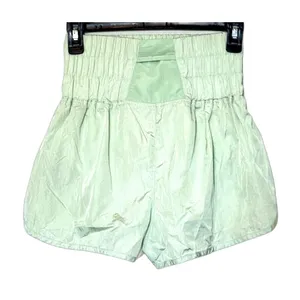 FP Movement The Way Home Shorts Green Small Athletic Running Free people thumbnail 3