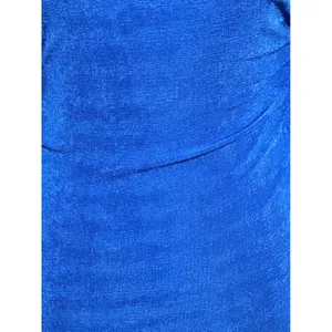 Lucy in the Sky Royal Blue Shimmer Ruched Open Back Mini Dress XS Long‎ Sleeve thumbnail 2