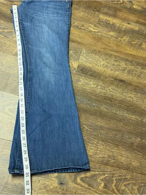 Vintage Y2K American Eagle Real Flare Low Rise Denim Jeans Womens 8 Bootcut Blue thumbnail 9